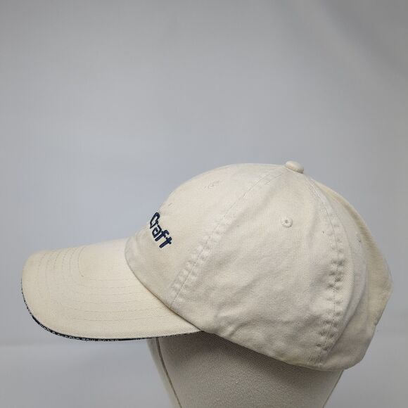 Master Craft Slideback Hat Tan One Size Adjustable Embroidered 6 Panel Cotton - Picture 3 of 8